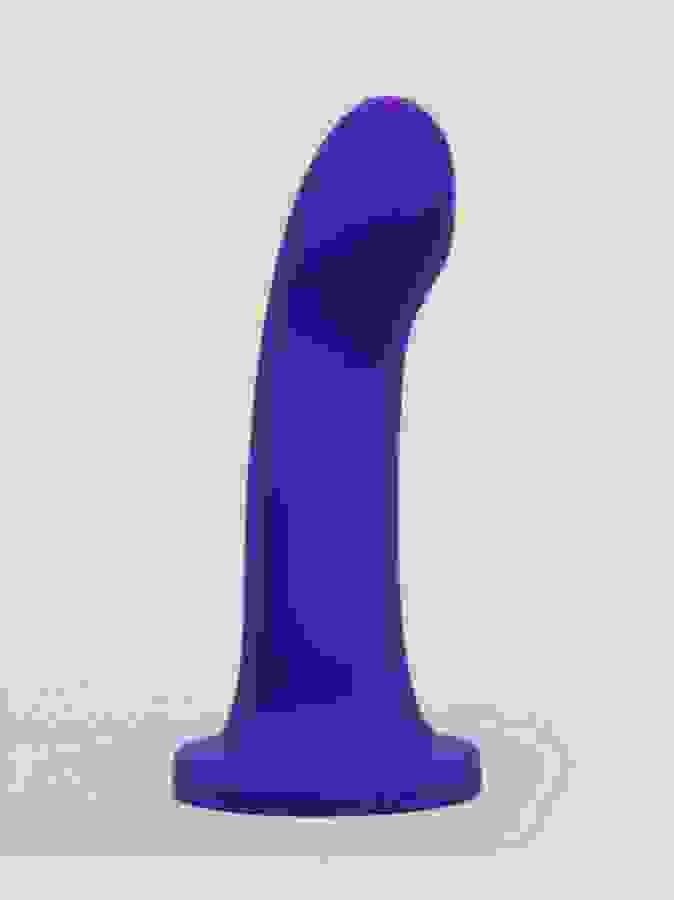 Lovehoney High Five G-Spot Silicone Suction Cup Dildo 5 Inch, Purple, hi-res